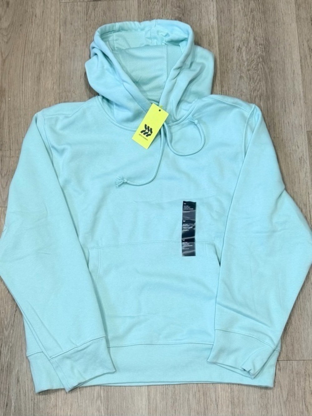 Light Aqua Sweatshirt Hoodie size L